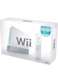 Console Wii Retrocompatible GameCube Modèle RVL-001 Wii Sports Bundle - Blanche